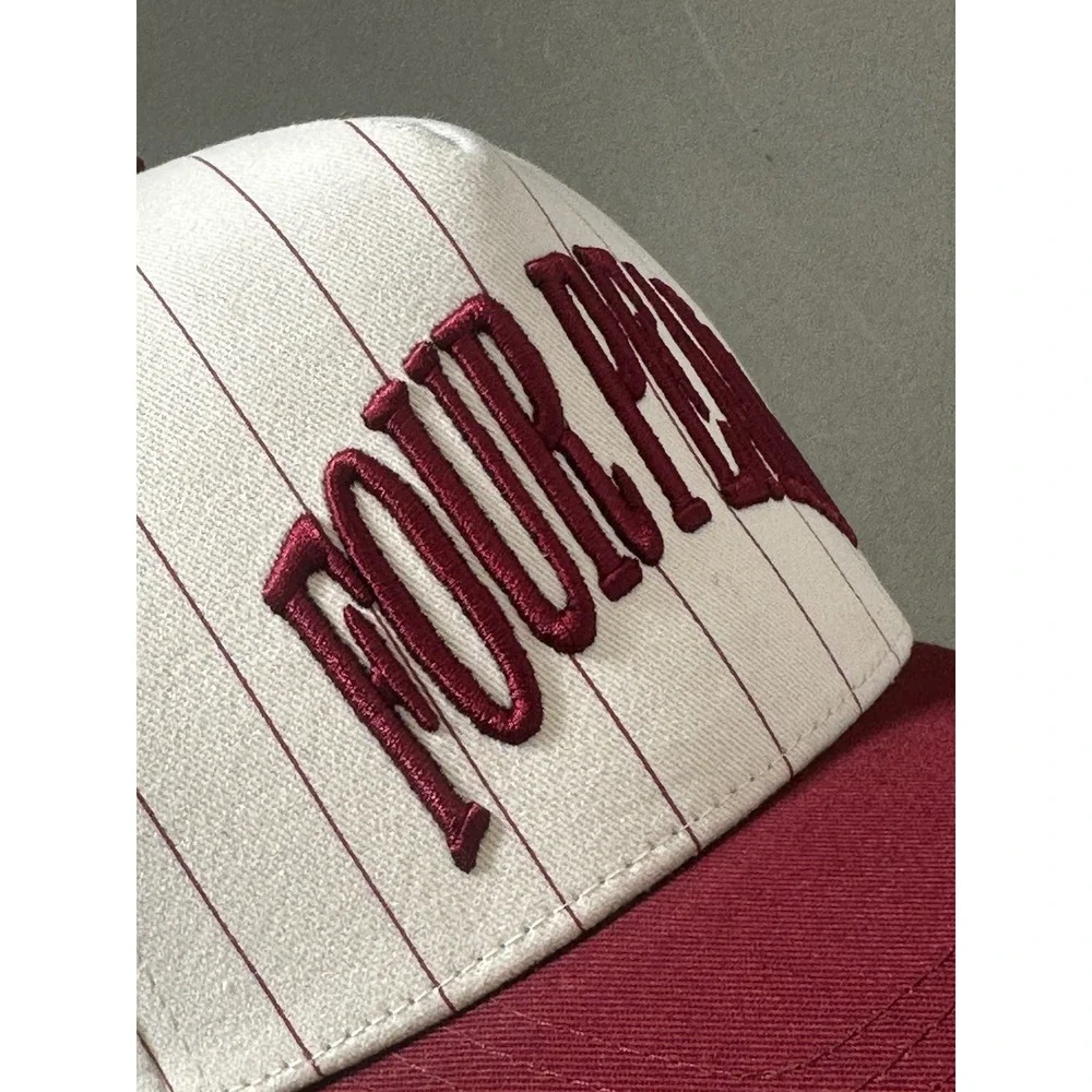 Vintage 1996 Pin Stripe‎ Four Peak SnapBack Hat